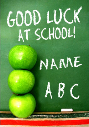 Apple & Chalk - First Day At School