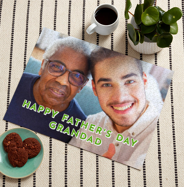 Father's Day Grandad Full Photo Upload Jigsaw