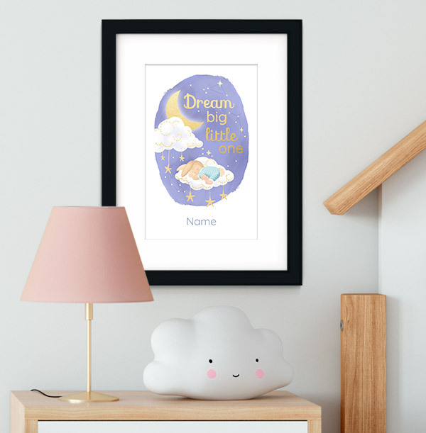 Dream Big Little One Personalised Print