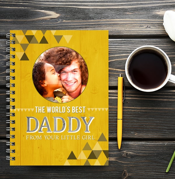 Vintage Geometric - Best Daddy Notebook