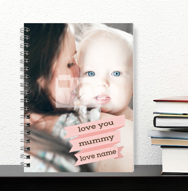 Love You Mummy Photo Notebook, Pink