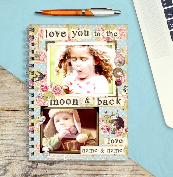 Collecting Happiness Moon & Back Notebook