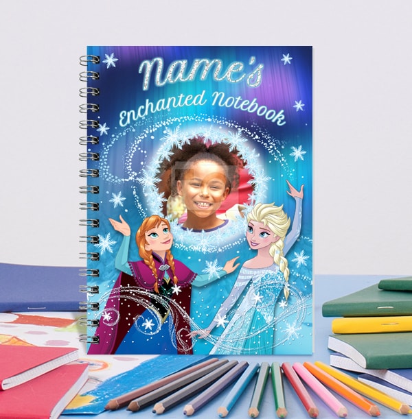 Disney's Frozen - Anna & Elsa Spellbinding Photo Upload Notebook