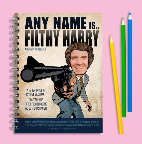 Spoof Filthy Harry Notebook