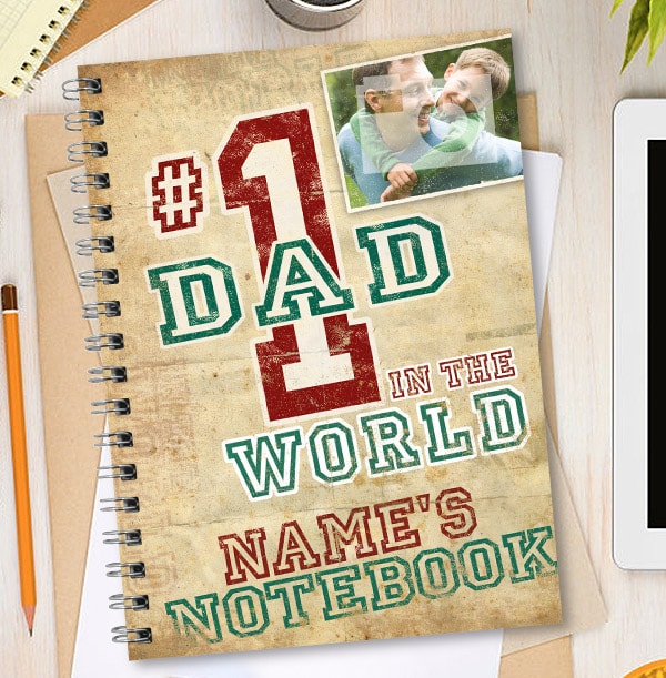 Hard Pressed No1 Dad Notebook