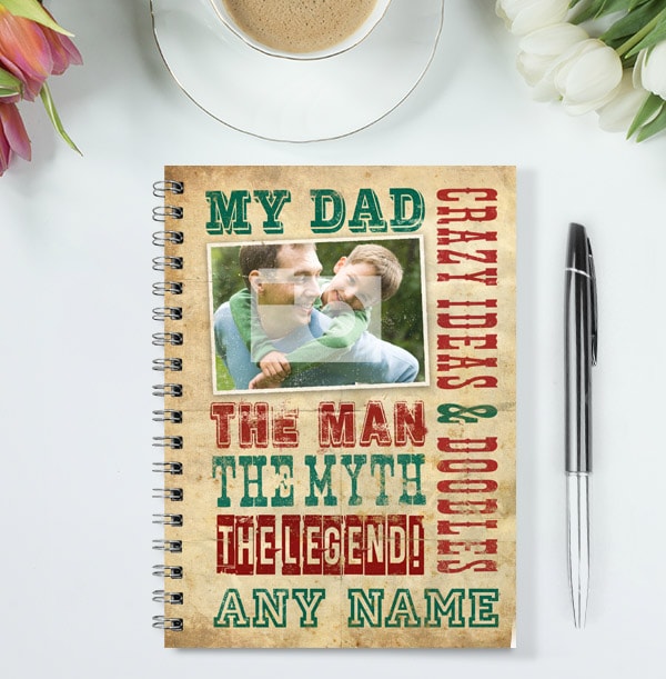 Hard Pressed Legend Notebook