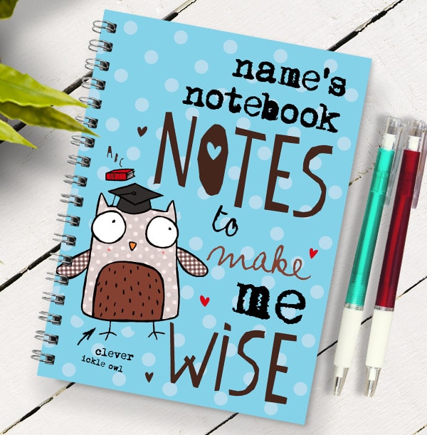 HAP-PEA-NESS Wise Owl Notebook