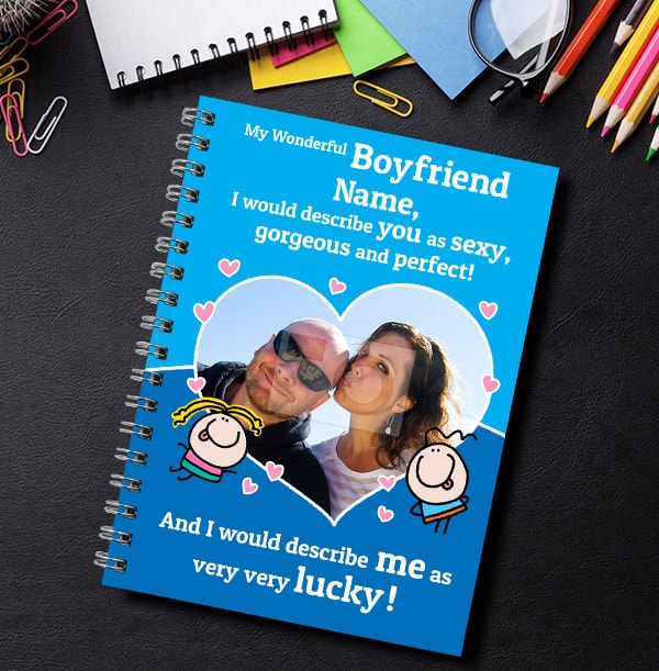 Wonderful Boyfriend Cute Photo Notebook