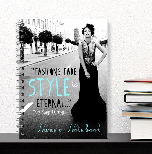 Love Fashion Inspire Style Notebook