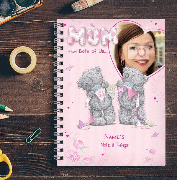 Me to You Mum Twins Photo Notebook