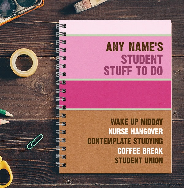 Stuff To Do For Her Notebook