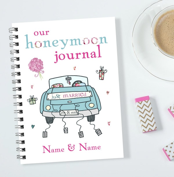 Pastel Polkadots Honeymoon Notebook