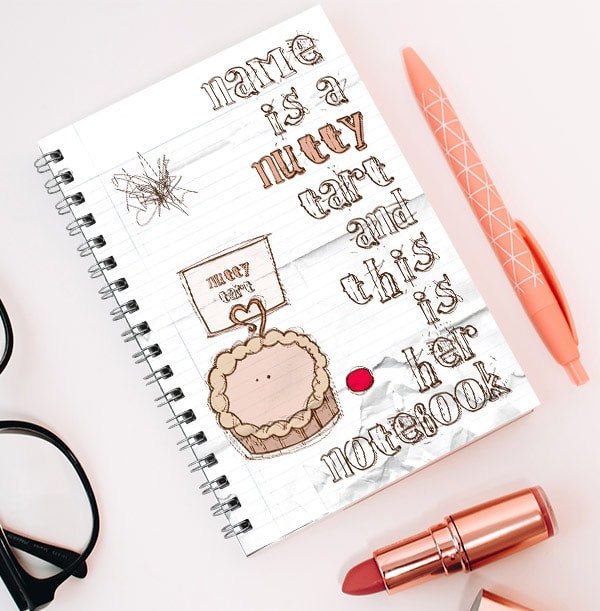 Rock My World Nutty Tart Notebook
