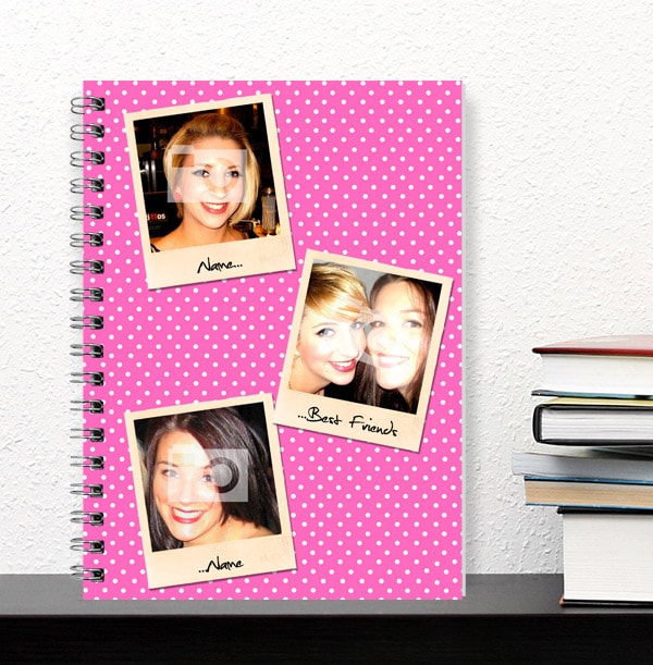 3x Snap Shot Photo Pink Notebook