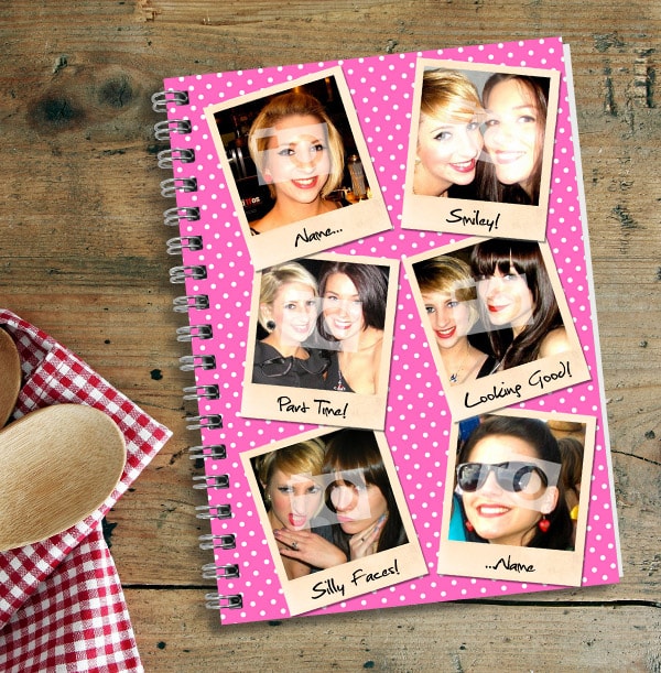 Pink 6 Photo Polaroid Notebook