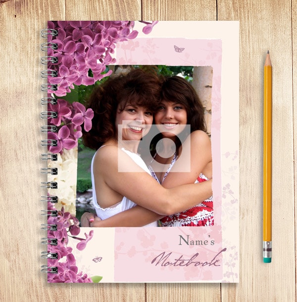 Pretty Petals Blossom PU Notebook
