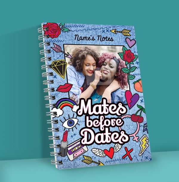 Mates Before Dates Photo Notebook
