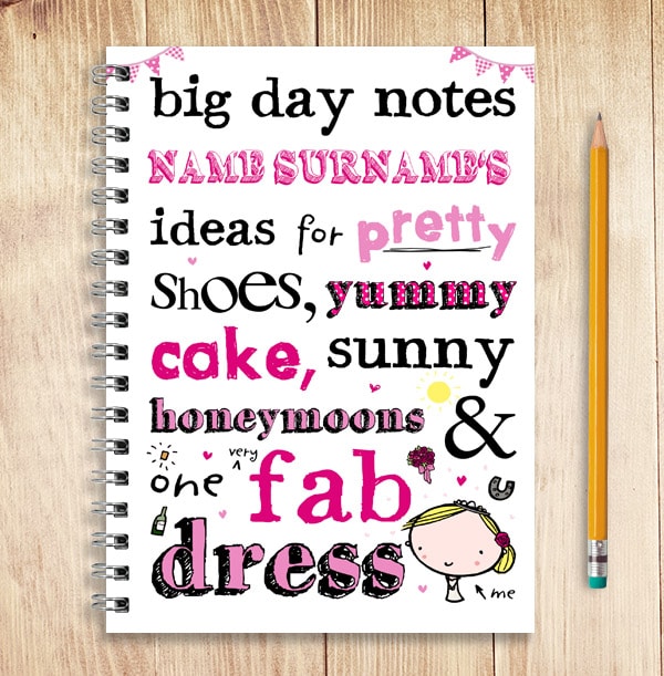 Very Lovely Wedding Dress Notebook