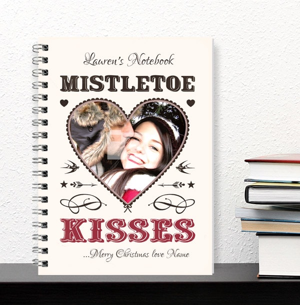 Alpha Betty Mistletoe Kisses Notebook