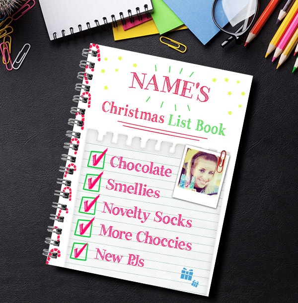Rainbow Candy - Christmas List Notebook