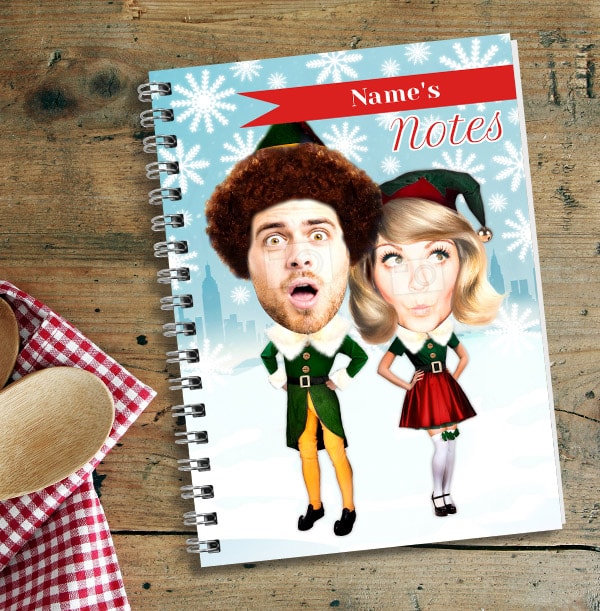 Elf Spoof Multi Photo Notebook