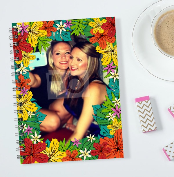 Tropical Flower Photo Notebook