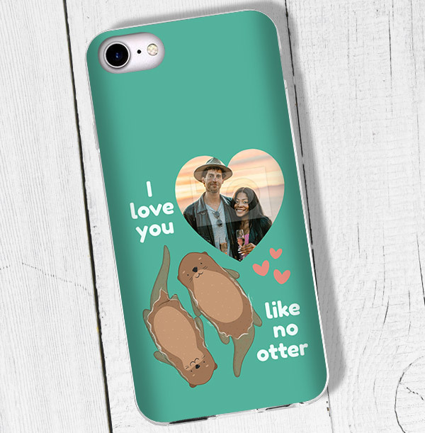 Love You Like No Otter Photo iPhone Case