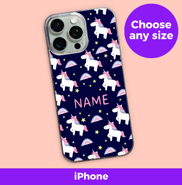 Personalised Unicorn iPhone Case