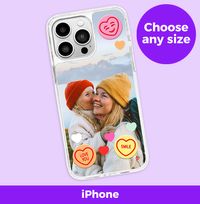 Tap to view Swizzels Love Hearts Photo Upload iPhone Case