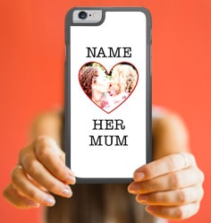 I Heart White Phone Cover Portrait