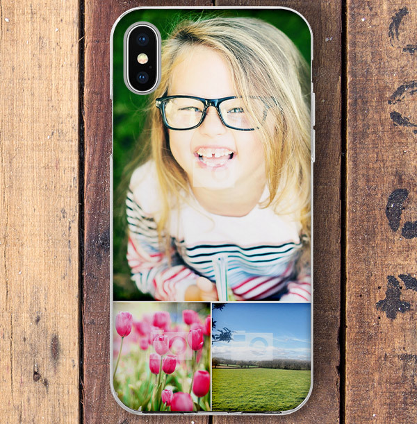 3 Photo Upload iPhone Case - Portrait