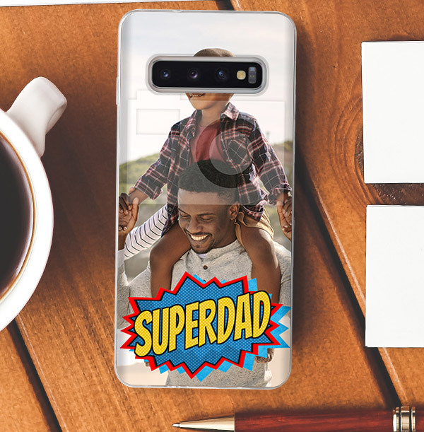 Super Dad Photo Upload Samsung Case
