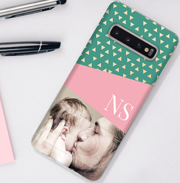 ZDISC Geometric Pattern and Photo Samsung Phone Case