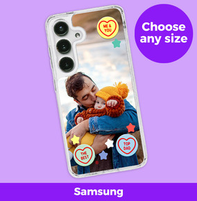 Swizzels Love Hearts Top Dad Photo Samsung Case