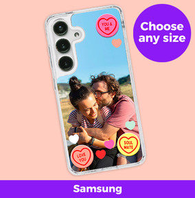 Swizzels Love Hearts Photo Samsung Phone Case