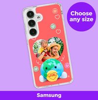 Tap to view Swizzels Love Hearts My World Photo Samsung Phone Case