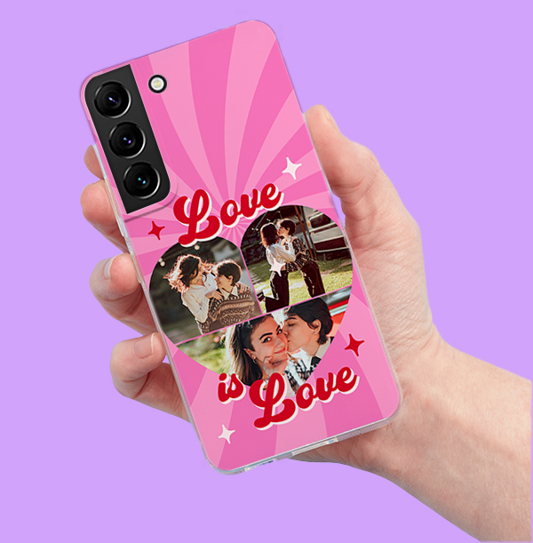 ZDISC Love is Love Photo Upload Samsung Case