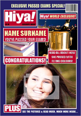 Hiya! Exam Congrats