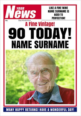 Your News - His 90th Full Image