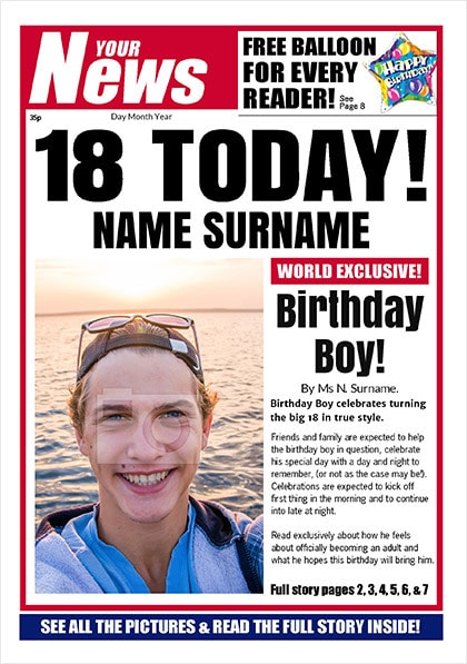 Spoof Poster - His 18th