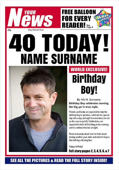 Your News - His 40th