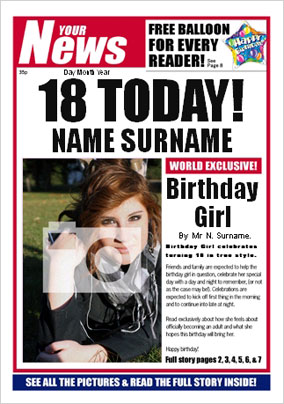 Your News - Her 18th