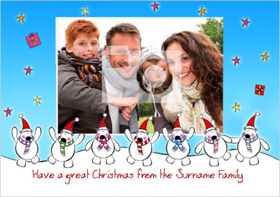 Santa's Little Helpers - Polar Bears Christmas Cards