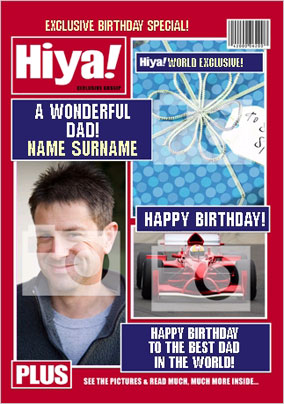 Hiya! Birthday Dad Multi Photo