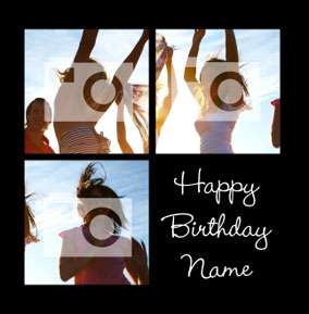 2x2 Square Black Border With Text