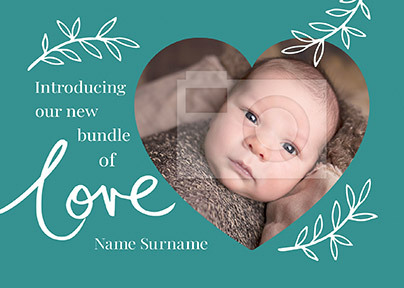 Introducing our Bundle of Love Photo Postcard