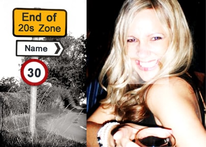 30th Birthday Party Invite - Road Sign