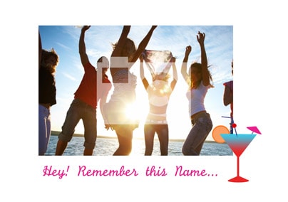 Remember This Holiday Photo Postcard