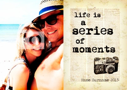 Best Moments Personalised Holiday Postcard