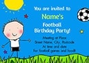Wizards & Fairies Football Party Postcard